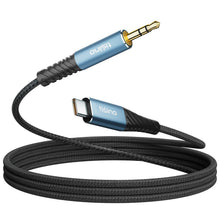 Carica l'immagine nel visualizzatore di Gallery, Tisino Cavo USB C a Aux Jack 3,5mm, Cavo Audio Aux, 32Bit/384kHz, 0,5m