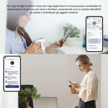 Carica l'immagine nel visualizzatore di Gallery, ATUVOS Air Tag Pro Smart Tag Tracker per Android &amp; iOS, Dual System Localizzatore Bluetooth Funziona con Google Funzioni