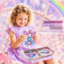 Carica l'immagine nel visualizzatore di Gallery, Costruzioni Magnetiche per Bambini 43 Pezzi, Magneti Bambini Giochi Bambina 3 4 5 6 Anni Blocchi Magnetic Tiles Building