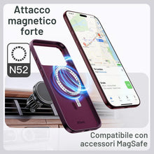Carica l'immagine nel visualizzatore di Gallery, JETech Cover Magnetica Pelle Vegana per iPhone 18 Pro Max, Ciliegia Scuro