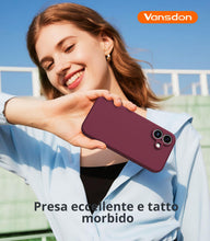 Carica l'immagine nel visualizzatore di Gallery, Vansdon Cover per iPhone 17, Custodia Slim in Silicone Liquido