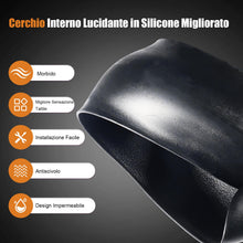 Carica l'immagine nel visualizzatore di Gallery, Coprivolante Auto Universale in Silicone Antiscivolo 33-42 cm, Housse Protettiva Elegante e Facile da Pulire, Accessorio