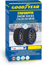 Carica l'immagine nel visualizzatore di Gallery, Goodyear Calze da Neve Star Gripper Omologate Italia EN 16662-1:2020 Due Catene da Neve in Tessuto per Auto, Snow Sock T