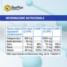 Carica l'immagine nel visualizzatore di Gallery, COLLAGENE 360 Compresse - Collagene Idrolizzato 2000 mg - Collagene e Acido Ialuronico - Pelle Luminosa, Articolazioni S
