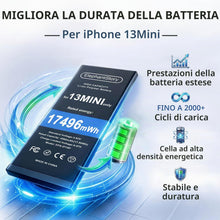 Carica l'immagine nel visualizzatore di Gallery, Elephantstory Batteria per Phone 13 Mini, 4580mAh e Kit di Riparazione