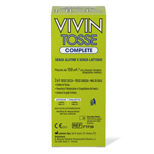 Carica l'immagine nel visualizzatore di Gallery, Vivin Tosse Complete Azione 3in1 Tosse Secca, Tosse Grassa, Mal Di Gola, Sciroppo 150 ml. Senza Glutine e Senza Lattosio