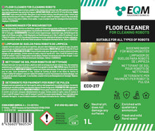 Carica l'immagine nel visualizzatore di Gallery, EQM - ECO-217 - Detergente per Robot Lavapavimenti 1L - Aroma Floreale