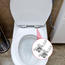 Carica l'immagine nel visualizzatore di Gallery, Cerniere per WC di ricambio per WC con bulloni e dadi, 1 paio