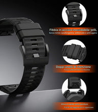 Carica l'immagine nel visualizzatore di Gallery, MoKo Cinturini QuickFit 22 mm per Garmin Fenix 9/9 Pro/8/8 Pro (47 mm)