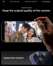 Carica l'immagine nel visualizzatore di Gallery, Spigen Protezione Fotocamera compatibile con iPhone 15/17 Pro, iPhone 15/17 Pro Max, 2 Pezzi, Blu profondo, Anello Indiv
