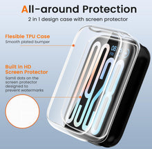 Carica l'immagine nel visualizzatore di Gallery, iVoler 3 Pezzi Clear Cover con Pellicola Protettiva per Xiaomi Smart Band 9 Pro/Xiaomi Mi Band 9 Pro, Copertura Completa