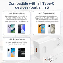 Carica l'immagine nel visualizzatore di Gallery, Caricatore 100W per Honor 400 Pro, 400 Lite, 400, 200 Pro – Alimentatore USB C 100W Rapido con Cavo 6A da 1m – Per Honor