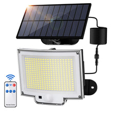 Carica l'immagine nel visualizzatore di Gallery, SIGRILL Faretti Solari a LED da Esterno con Sensore di Movimento, 318 LED Luce Solare Led Esterno con 3 Modes, 5M Cavo, 