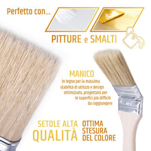 Carica l'immagine nel visualizzatore di Gallery, PENNELLIFICIO 2000 Set di 3 Pennelli Professionali Per Radiatori