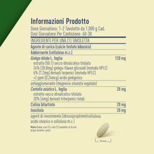 Carica l'immagine nel visualizzatore di Gallery, LongLife® Ginkgo Forte | Integratore di ginkgo con centella, colina e inositolo | Microcircolo, memoria e funzioni cogni