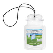 Carica l'immagine nel visualizzatore di Gallery, Yankee Candle Car Jar Ultimate Profumatore d'aria | Clean Cotton | Dura fino a 4 settimane
