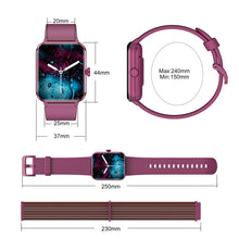 Carica l'immagine nel visualizzatore di Gallery, Blackview Smartwatch Uomo Donna, Effettua e Rispondi alle Chiamate,1,85'' Orologio Intelligente Fitness,Cardiofrequenzim