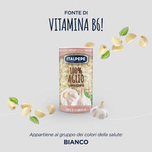 Carica l'immagine nel visualizzatore di Gallery, Italpepe, Aglio Liofilizzato, Alto contenuto di Vitamina B6, Ideale da Utilizzare per la Preparazione di Pasta, Risotti,