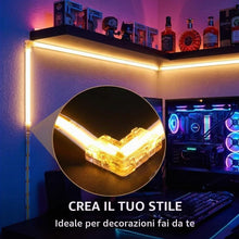 Carica l'immagine nel visualizzatore di Gallery, 10PCS Connettori Striscia LED COB 2 Pin 8 mm, 2PCS Diritti Trasparenti e 9PCS Connettore Angolo a Forma di L Senza Salda