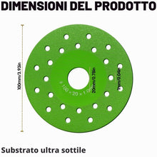 Carica l'immagine nel visualizzatore di Gallery, 4 pezzi di lame per seghe smussate diamantate disco per smerigliatura di lastre di roccia per smerigliatrici angolari di