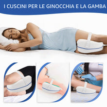 Carica l'immagine nel visualizzatore di Gallery, Cuscino per ginocchia per chi dorme sul fianco, cuscino ortopedico per gambe per dormire senza dolore, cuscino ergonomic