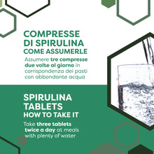 Carica l'immagine nel visualizzatore di Gallery, ERBOTECH Spirulina BIO in Compresse, Confezione da 200g, circa 800 Capsule, Alga 100% Biologica, Pura e Vegana, Fonte di