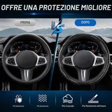 Carica l'immagine nel visualizzatore di Gallery, 3pcs Coprivolante Antiscivolo in Fibra di Carbonio