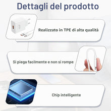 Carica l'immagine nel visualizzatore di Gallery, Caricatore 66W per Honor 400 Pro, 400 Lite, 400, 200 Pro – Alimentatore USB C 66W Rapido con Cavo 6A da 1m – Per Honor M