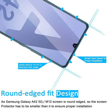 Carica l'immagine nel visualizzatore di Gallery, NEW'C Pellicola Vetro per Samsung Galaxy A42 5G, Galaxy M12 Antigraffio