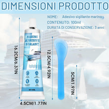 Carica l'immagine nel visualizzatore di Gallery, Sigillante Nautico Multiuso, Sigillante, Resistente All'acqua di Mare, Nero