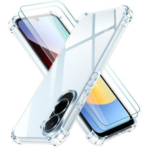 Carica l'immagine nel visualizzatore di Gallery, iVoler 3 in 1 Cover per Xiaomi Redmi A7 PRO/Poco C81 / C81 PRO con 2 Pezzi Pellicola Vetro Temperato, Custodia Antiurto 