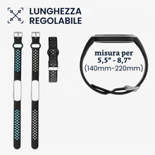Carica l'immagine nel visualizzatore di Gallery, kwmobile 2x Cinturino TPU Silicone Fibbia Compatibile con Xiaomi Mi Smart Band 6 / Mi Band 6 / Band 5 Cinturino - Cintur