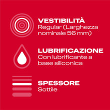 Carica l'immagine nel visualizzatore di Gallery, Durex SuperSottile, Preservativi Ultra Sottili Vestibilità Regular, 18 Profilattici