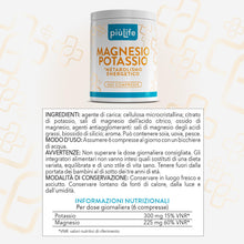 Carica l'immagine nel visualizzatore di Gallery, Magnesio e Potassio Citrato PiùLife, Oltre 2 Mesi di Scorta, 400 Compresse