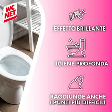 Carica l'immagine nel visualizzatore di Gallery, Wc Net - Candeggina Gel Profumata, Detergente per Sanitari e Superfici, Azione Sbiancante e Igienizzante, Fragranza Flow