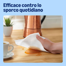 Carica l'immagine nel visualizzatore di Gallery, di Amazon Asciugamano da cucina super assorbente, 3 strati, 18 rotoli (6 confezioni da 3), 80 fogli per rotolo, certific