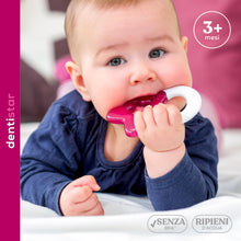 Carica l'immagine nel visualizzatore di Gallery, Dentistar Set di 2 massaggiagengive rinfrescanti per bambini dai 3 mesi in su-Ausilio rinfrescante per la dentizione e g