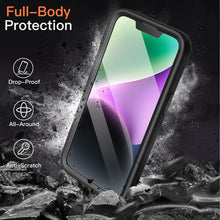 Carica l'immagine nel visualizzatore di Gallery, JETech Cover per iPhone 14, Protezione 360°, Nero
