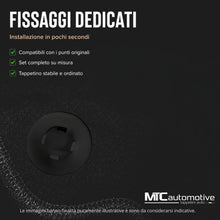 Carica l'immagine nel visualizzatore di Gallery, Tappetini Punto Evo dal 2009, e Fiat Punto dal 2012, Set 4 Pezzi su Misura