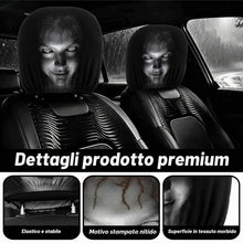 Carica l'immagine nel visualizzatore di Gallery, Copripoggiatesta Per Auto Con Faccia Spaventosa, 2 Pezzi Copripoggiatesta Faccia Horror, Coprisedili per poggiatesta Gho