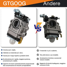 Carica l'immagine nel visualizzatore di Gallery, Carburatori per decespugliatore 52 cc 49 cc 43 cc compreso kit accessori completo per vari tosaerba, decespugliatori e m