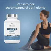 Carica l'immagine nel visualizzatore di Gallery, Bandini® Magnesio Malato – 240 Compresse Alto Dosaggio con 2000 mg per Dose