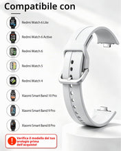 Carica l'immagine nel visualizzatore di Gallery, Cinturini per Redmi Watch 6/5/4 e Xiaomi Smart Band 10/9/8 Pro