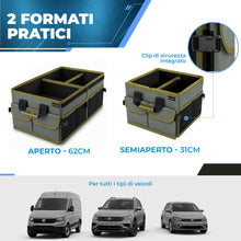 Carica l'immagine nel visualizzatore di Gallery, Organizer Bagagliaio Auto Pieghevole Antiscivolo Verde