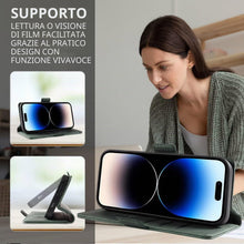 Carica l'immagine nel visualizzatore di Gallery, ILING Cover per Motorola Moto G06/MOTO G06 Power, Custodia a Premium Pelle PU Portafoglio Caso, Ultra Sottile Antiurto F