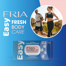 Carica l'immagine nel visualizzatore di Gallery, Fria Easy Fresh Body Care, Panni Igiene Corpo Fuori Casa, Profumo The Verde, Azione Detergente Senza Risciacquo, Dermato