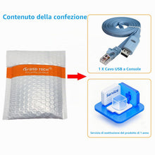 Carica l'immagine nel visualizzatore di Gallery, DSD TECH SH-RJ45P Cavo da USB a console con chip PL2303GT per router Cisco Switch 1.8M / 5.9FT