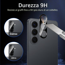 Carica l'immagine nel visualizzatore di Gallery, Datree Pellicola Fotocamera per Samsung Galaxy S26 5G, Durezza 9H Vetro Temperato Camera Protezione Lente, HD Anti Graff