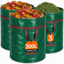 Carica l'immagine nel visualizzatore di Gallery, Lifewit Sacchi Giardinaggio Resistenti, 300L, Set di 3