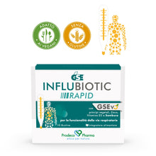Carica l'immagine nel visualizzatore di Gallery, Prodeco Pharma GSE Influbiotic Rapid 10 Bustine - Integratore Alimentare con GSEvo, Principi Vegetali, Zinco, Vitamina D